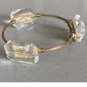 Clear stone Bourbon & Bowties bracelet